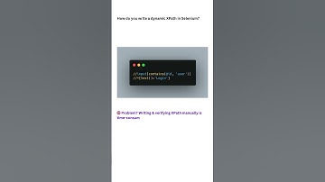 Top 3 Selenium interview questions and answers
