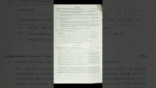 BBA 1st semester Microeconomics TU past question paper #shorts #bba #exam