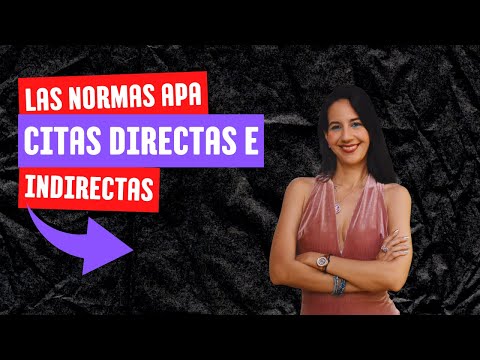 Las normas APA.