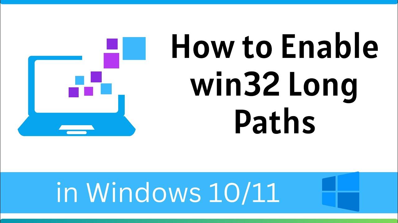 How to enable win32 long paths in windows 11 tutorial youtube