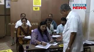 Kerala CM Pinarayi Vijayan Casts His Vote At Polling Station Number 161 In Kannur
