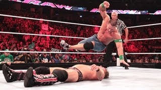 John Cena U0026 Kane Vs Big  Show U0026 Chris Jericho Raw July