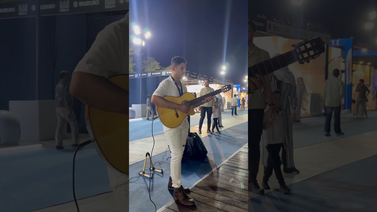 Guitar Street Talent in Doha Port! 