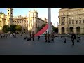 Zászlólevonás a Kossuth téren BUDAPEST