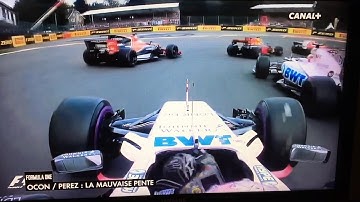 GP Spa 2017 Ocon vs Perez Force India