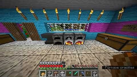 Using a furnace to make Iron Ingots