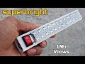 How To Make super bright LED FlashLight Using Casing Capping | Rechargeable  |BY- CreativeShivaji
