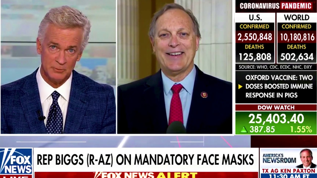 Congressman Biggs joins America's Newsroom to discuss rise in AZ COVID