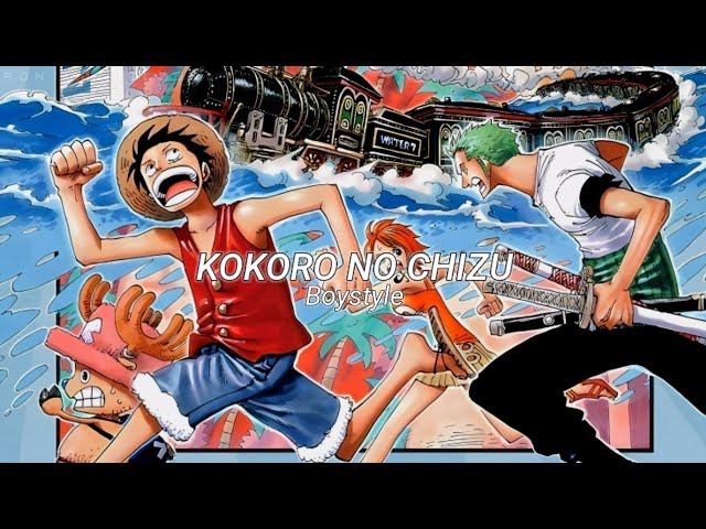 One Piece Opening 05 Lyrics Kanji/Romaji/EN/ID [BOYSTYLE ~ Kokoro no Chizu  (心の地図)][Full Song] 