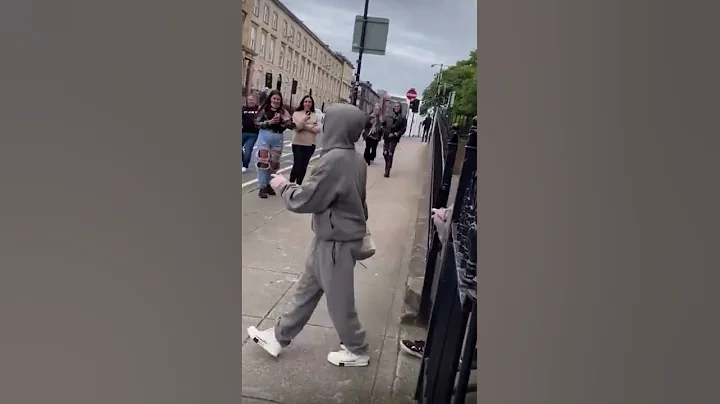 Billie Eilish spotted by fans in Glasgow today
