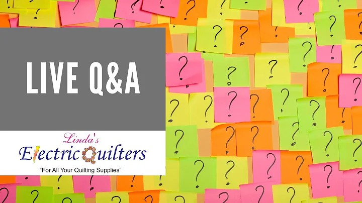 How do I use quilting products? In our Live Q & A!