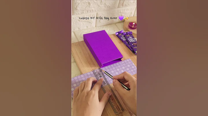 😍 Try This Cutest DIY Gift Bag 💜 | Easy Handmade Gift Idea 🎁