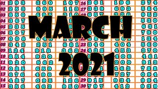 Swertres Result History | March {2021}