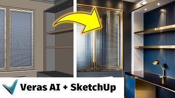 AI Rendering For Architectures: SketchUp + Veras 5 New Update Tutorial