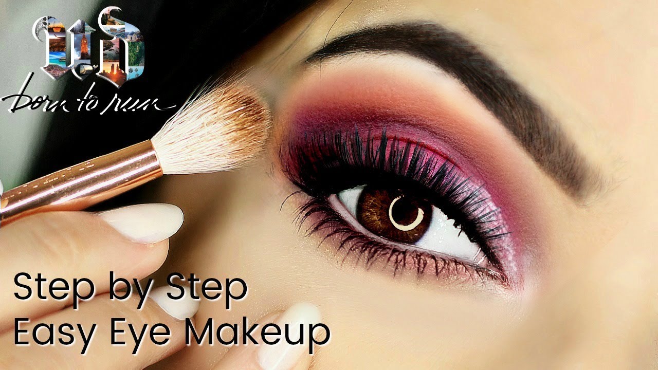 Beginner Eye Makeup Tips & Tricks | Using UD Born To Run Palette - YouTube