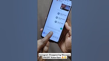 How to Turn On/Off Instagram Disappearing Messages 😳🔥