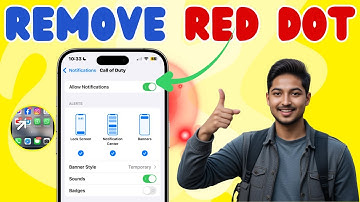 How To Fix Red Dot On iPhone App Icon - Quick Tutorial