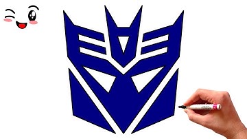 How to Draw the Decepticon Logo – Transformers Drawing Tutorial (Easy Step-by-Step)