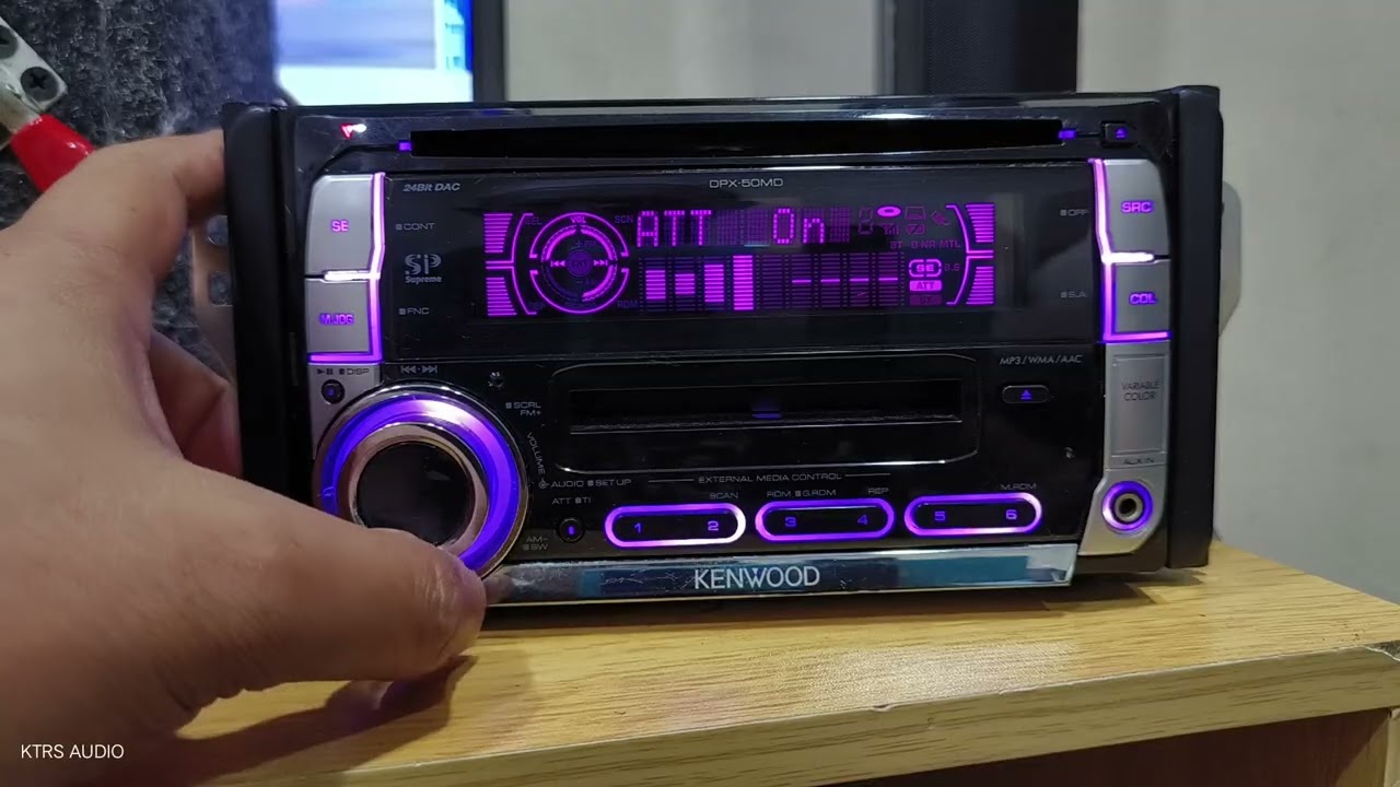 KENWOOD DOUBLE DIN DPX 50MD - YouTube