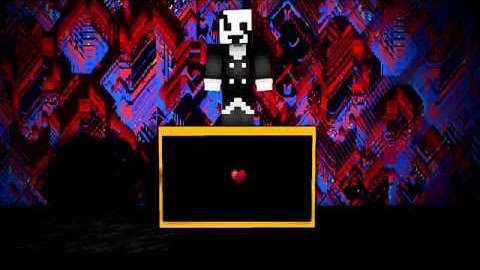 Gaster Test (Undertale + Minecraft)