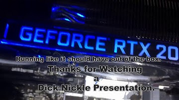 EVGA GEFORCE RTX 2080 Video Card, Fan Noise Issue, Solution. FIX. You