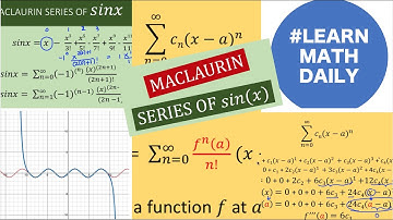 Maclaurin Series / Taylor Series  | Learn Math Daily | Calculus #rolandoasisten
