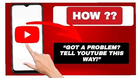 ✅ How To Send Feedback On YouTube 🔴