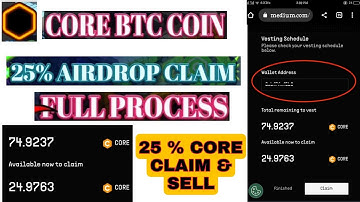 Satoshi Core Airdrop Receiver Core Coin Claim25%airdrop ! Core Receive 25 % CoinMetamaskICore Update