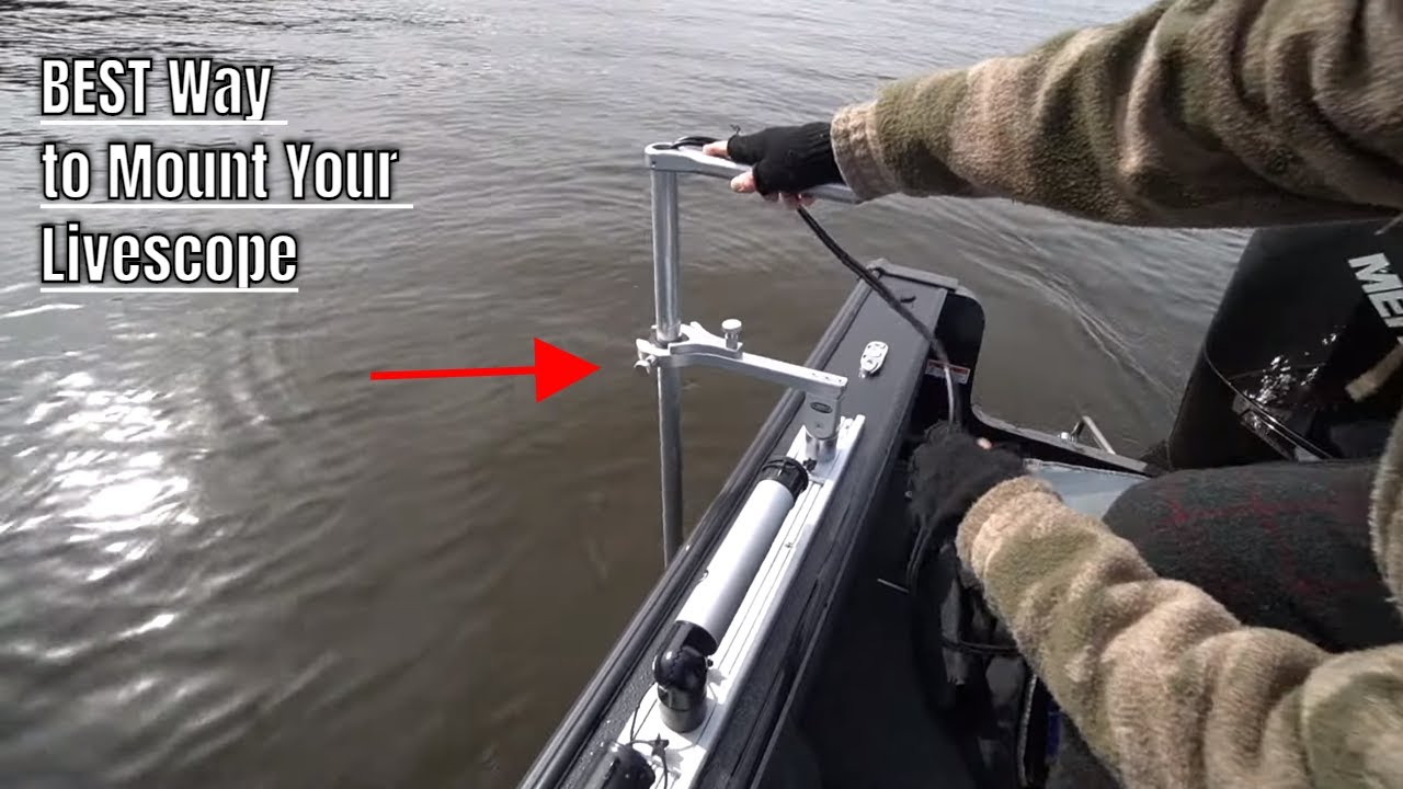 Best Garmin Livescope Mount for Your Boat! (Complete Setup Walk Through) 