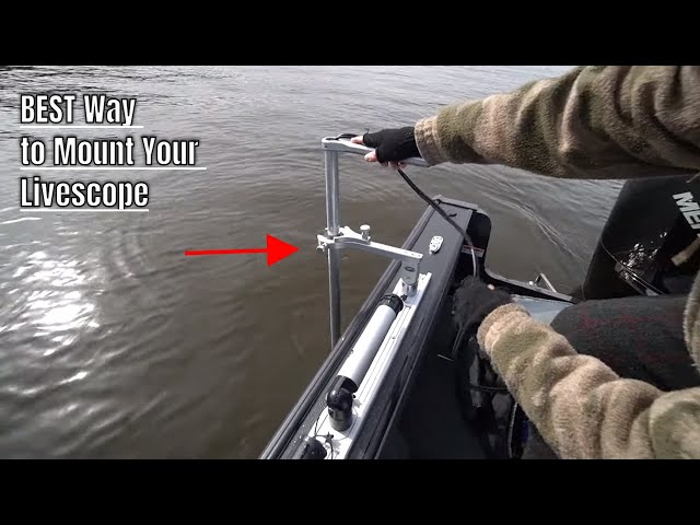 Best Garmin Livescope Mount for Your Boat! (Complete Setup Walk