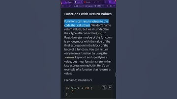 Define Functions in Rust 🦀 [Short]
