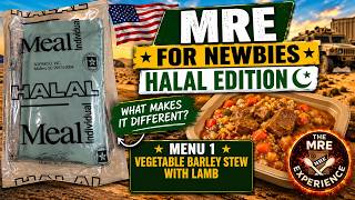 MRE for Newbies – Halal Edition | Menu #1: Vegetable Barley Stew with Lamb (2026 U.S. Military MRE)