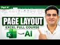 MS Excel Page Layout Tab in Hindi | MS Excel Course with AI 2026 | #msexcelcourse #pagelayout