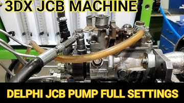 JCB PUMP CALIBRATION ! JCB PUMP timing ! JCB PUMP TESTING