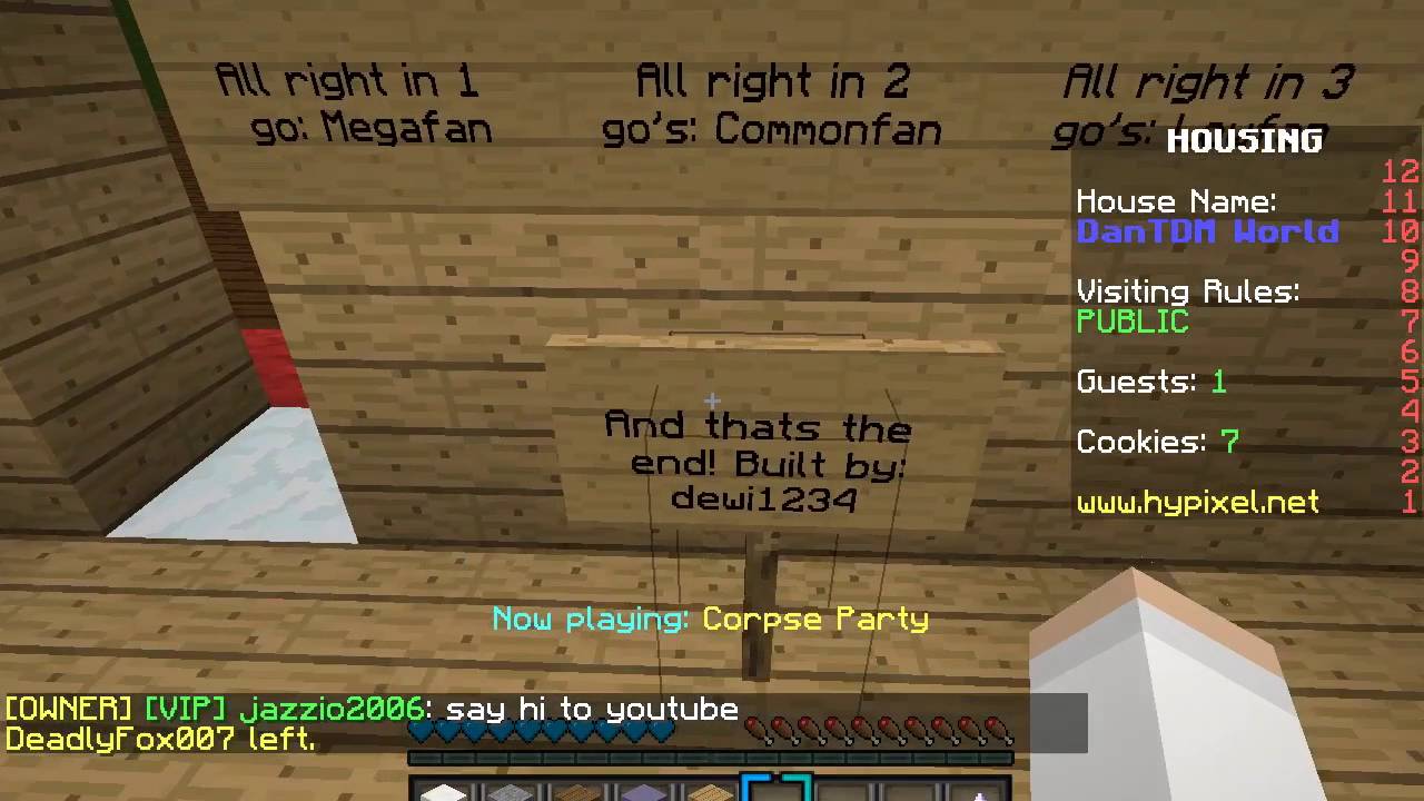 Minecraft: HYPIXEL HOUSING - YouTube