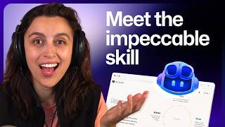 How to use the new impeccable skill in the GitHub Copilot app