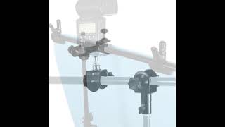 DCA0751 C-Type 2 in 1 Camera Umbrella Holder Clip Clamp Bracket Support for Tripod