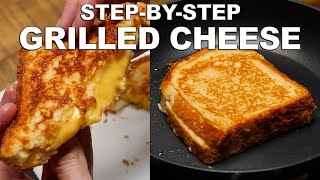 How To Make: Easy Grilled Cheese Sandwich | in a pan screenshot 4