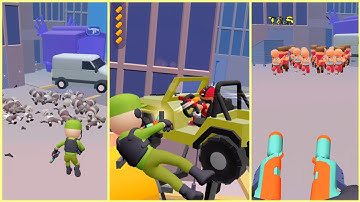 Gunshot Hit Run L30-31, New Android Games Gameplay 2023 Walkthrough ios Simulato‪r Trailer