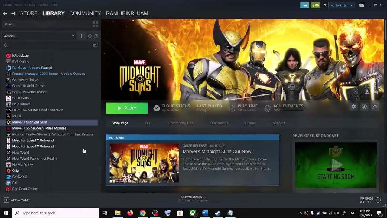 Save 60% on Marvel's Midnight Suns on Steam