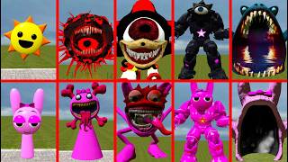 ALL EVOLVED SPRUNKI BLACK SUN MONSTERS VS ALL SPRUNKI PINKI HORROR IN GARRY'S MOD – WHO WINS?