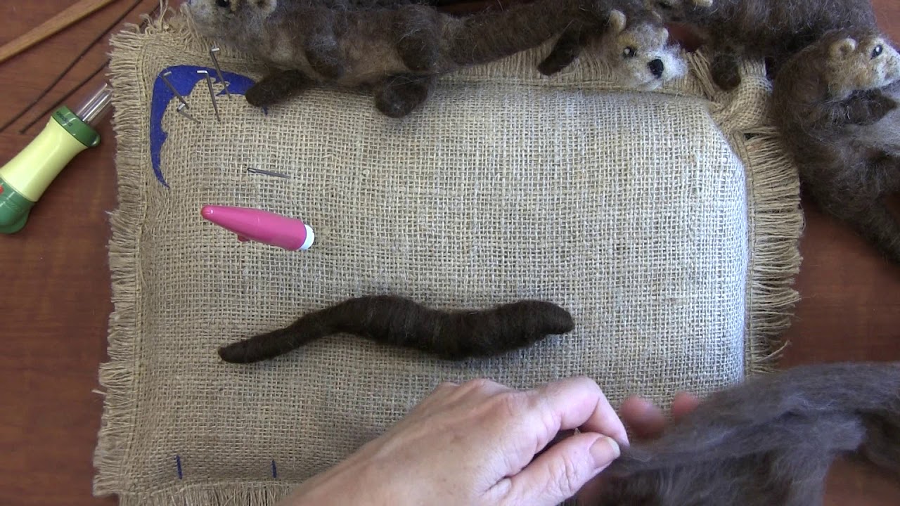 Needle Felted Otter