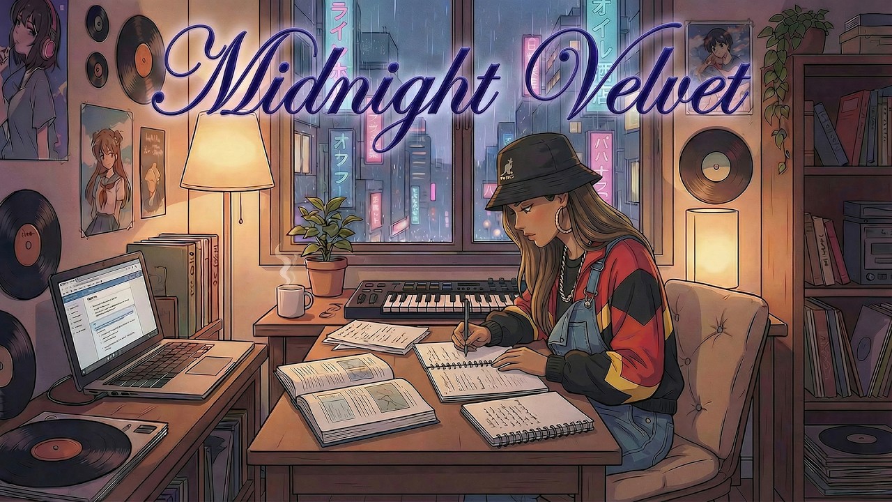 Midnight Velvet — Smooth Lofi Beats to Study & Relax To
