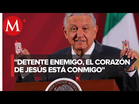 El amuleto que protege a AMLO del coronavirus