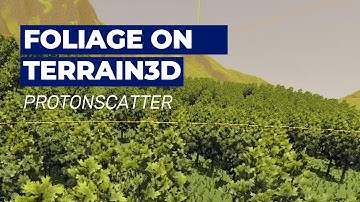 HOW TO ADD FOLIAGE TO TERRAIN3D - Godot! (ProtonScatter)