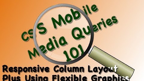 CSS Responsive  Multiple Column Flexible Layout Tutorial