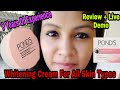Whitening Cream for Face Malayalam | Pond's white beauty fairness Day Cream Review + demo|Affordable