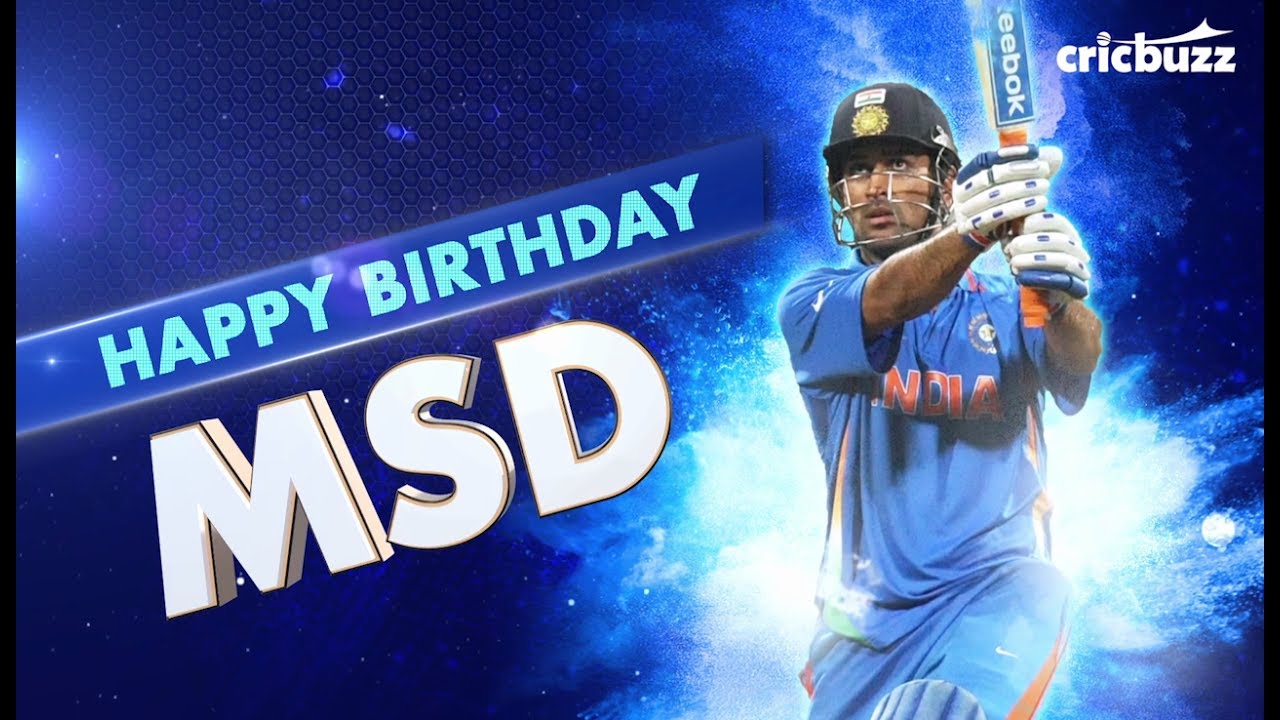 Happy Birthday, MS Dhoni - YouTube