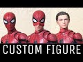 Custom| Spider-man heads MAFEX Spider-Man Homecoming (Peter Parker Head repaint)