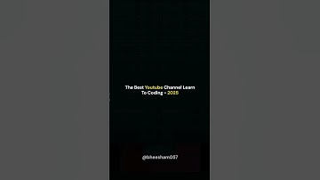 the best YouTube channels Learn to Coding #pahechancoding #programming #shorts #coding
